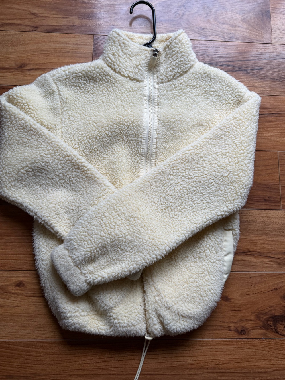 XXS light yellow/butter yellowSherpa Zip-Up Jacket